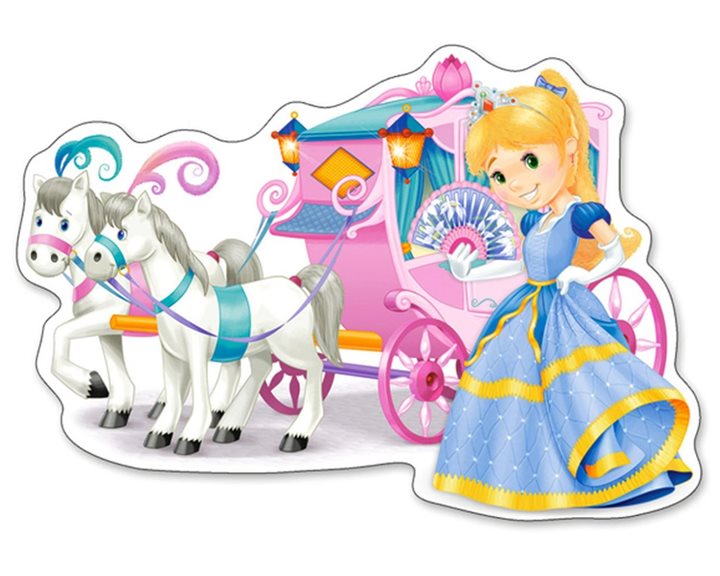 Παζλ Castorland 12 maxi Princess Carriage 47x33 B-120017
