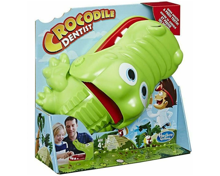 Hasbro Προσχολικό Επιτραπέζιο Παιχνίδι Crocodile Dentist E4898