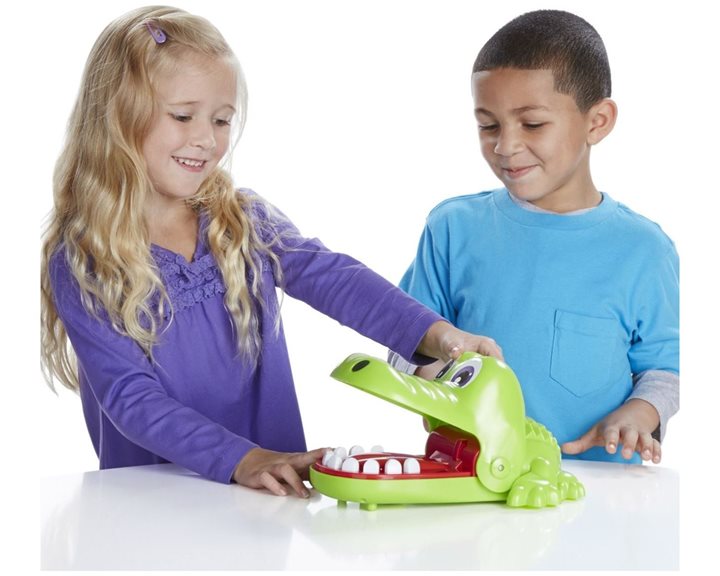Hasbro Προσχολικό Επιτραπέζιο Παιχνίδι Crocodile Dentist E4898