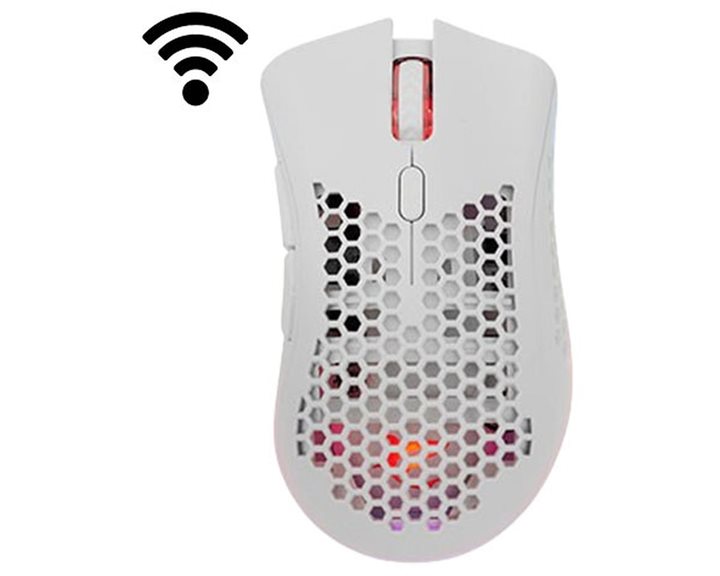 WHITE SHARK WIRELESS 500mAh Li-BAT GAMING MOUSE 10K  LIONEL WHITE