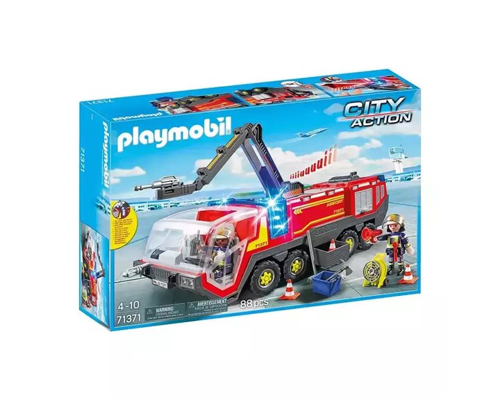 Playmobil Πυροσβεστικό όχημα με φώτα, ήχο και πυροσβεστικό κανόνι 71371