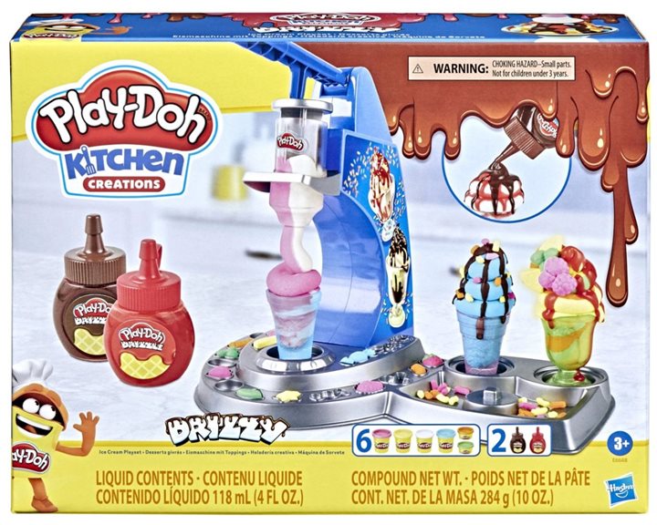 Hasbro Play-Doh Kitchen Creations - Drizzy Ice Cream Playset (E6688)