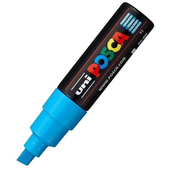 Μαρκαδόρος Uni Posca PC-8K Τυρκουάζ