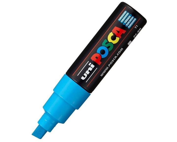 Μαρκαδόρος Uni Posca PC-8K Τυρκουάζ