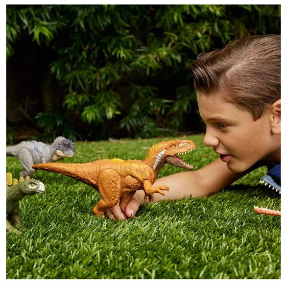 Mattel Jurassic World Wild Roar Megalosaurus Dinosaur Figure