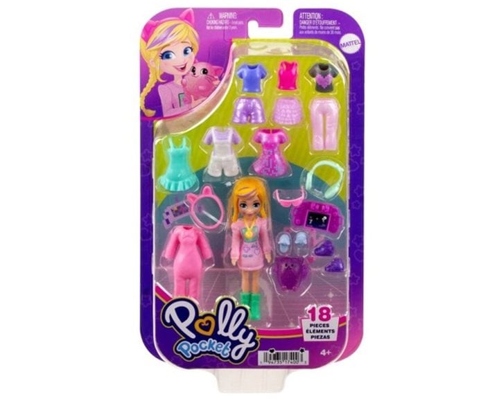 Mattel Polly - Νεα Κουκλα Με Μοδες Μεσαιο Pack