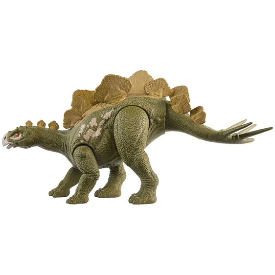 Mattel Jurassic World Wild Roar Hesperosaurus Dinosaur Figure with Continuing Roar