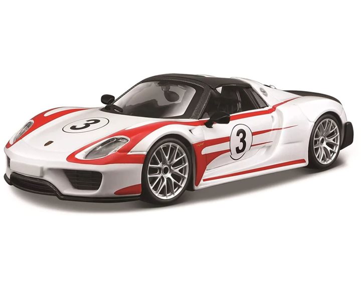 Bburago Αυτοκινητάκι Porsche 918 Weissach για 3+ Ετών