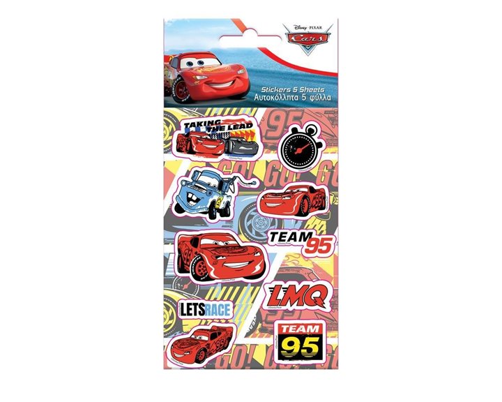 Αυτοκόλλητα Cars  8x12 5 φύλλα 563891