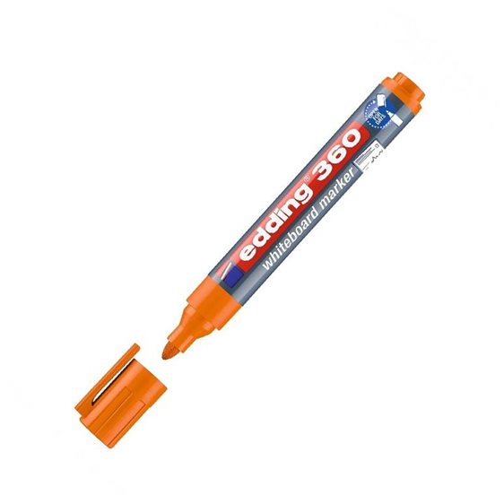 Μαρκαδόρος Edding 360 Ασπροπίνακα 1.5-3mm Πορτοκαλί