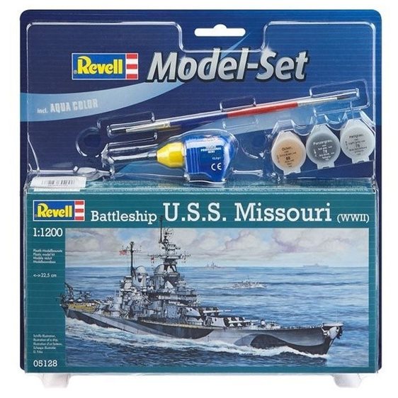 Σετ Μοντελισμού Battleship U.S.S Missourin WWII 65128