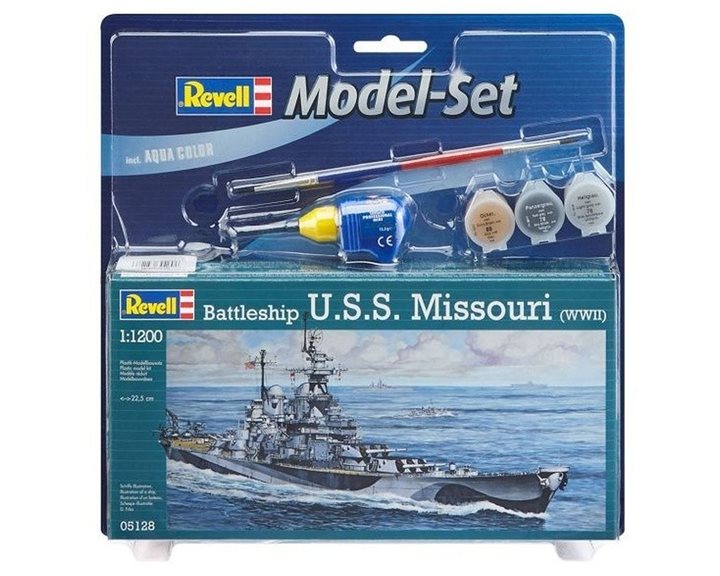 Σετ Μοντελισμού Battleship U.S.S Missourin WWII 65128