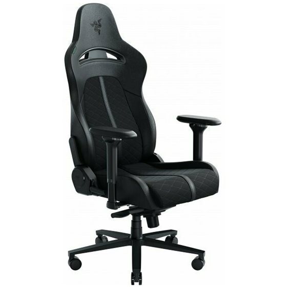 Razer ENKI BLACK Gaming Chair - Built-in Lumbar Arch Memory Foam PU Leather Adjustable Recline