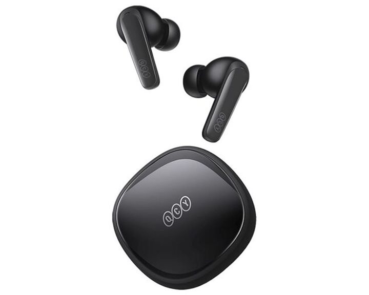 QCY T13X TWS Black - 30 hour battery True Wireless in-ear earbuds - Quick Charge 380mAh Gaming 0,068