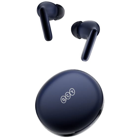 QCY T13 ANC 2 Blue - TWS 28dB active noise canceling 10mm drivers, BT 5.3 30 hours True Wireless