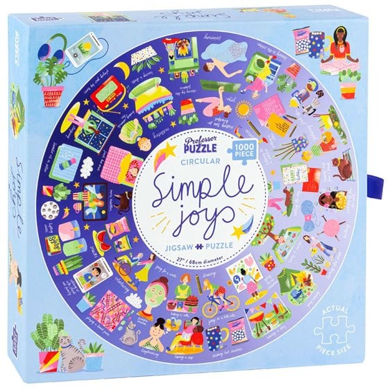 Jigsaw Library: The Simple Joys Circular Jigsaw (1000 pcs)