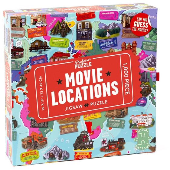 Jigsaw Library: Movie Locations (1000 pcs)