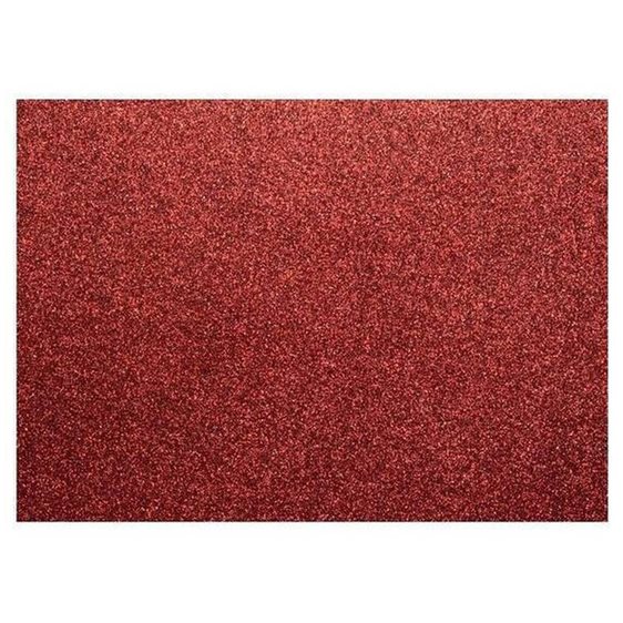 Χαρτόνι Glitter 50x70 Red 300GR