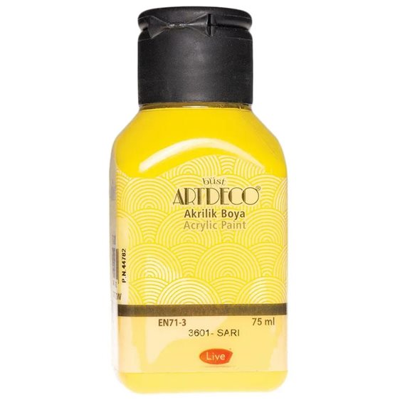 Artdeco 75 ml Ακρυλικό Yellow 3601