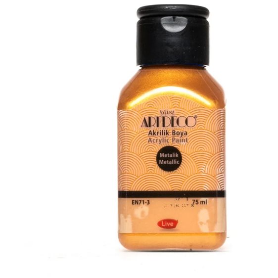 Artdeco 75 ml Ακρυλικό Μεταλλικό Χρώμα Aztec Gold 3711