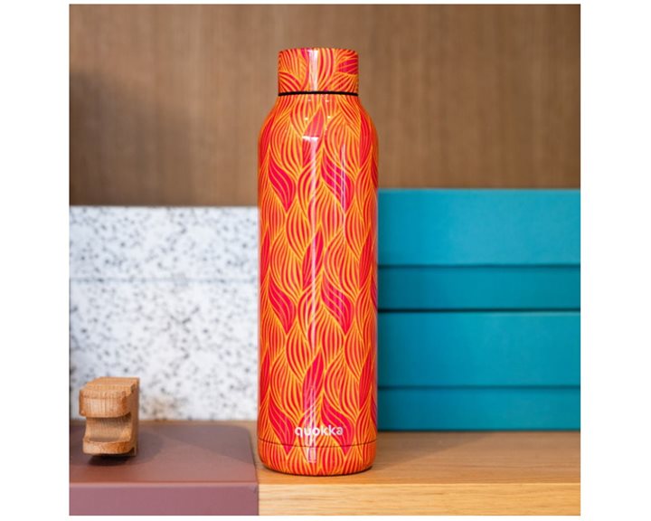 Παγούρι Θερμός Ανοξείδωτος Quokka 630ml l Solid Orangle Bloom