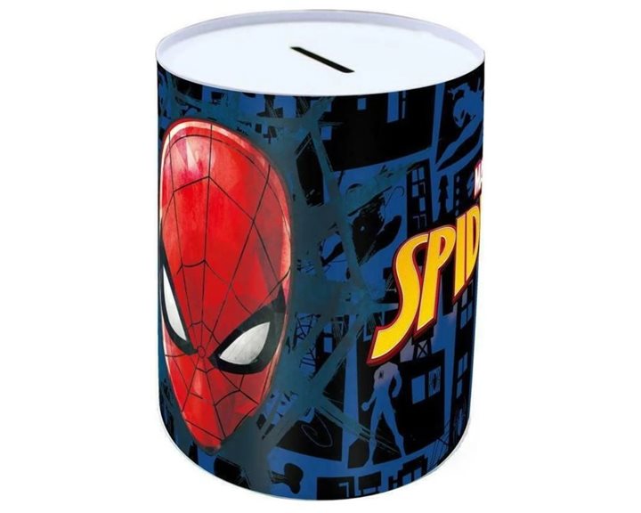 Κουμπαράς  Μεταλλικός 10x15cm Spiderman 000500946