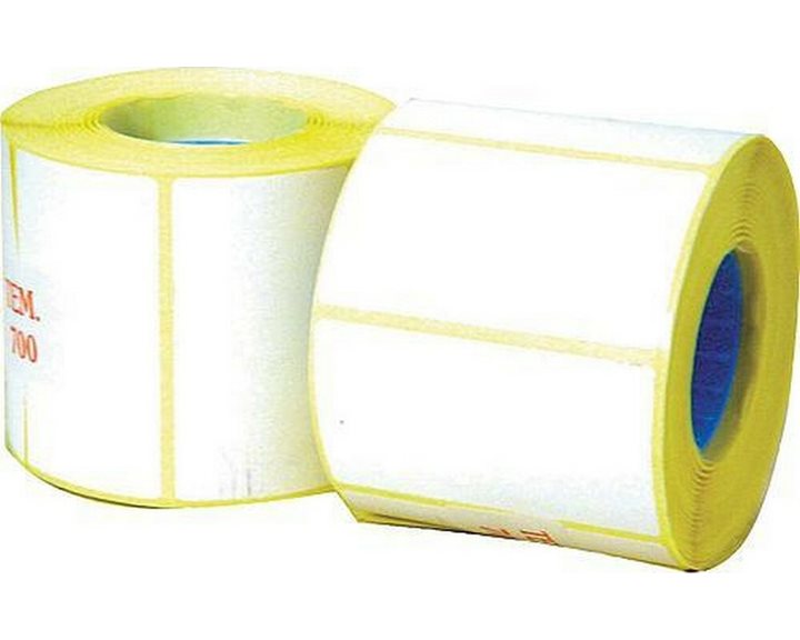 Ετικέτα Barcode Θερμική 58x43mm 700τεμ. Λευκή με πυρήνα 40mm