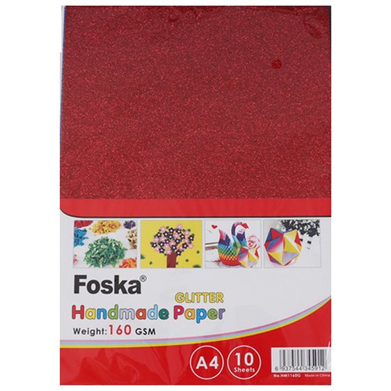 Χαρτόνι Glitter 20x30 160gsm 10τεμ Mix