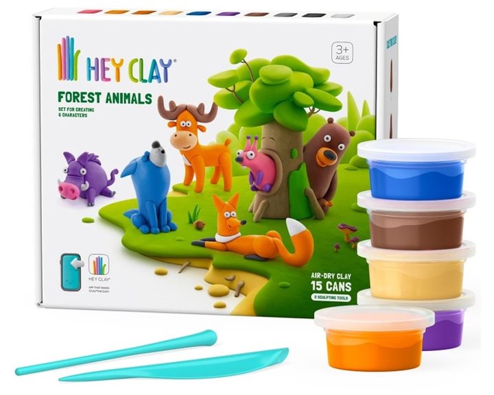 Κατασκευές Με Πηλό Hey Clay Forest Animals 3+ 440053