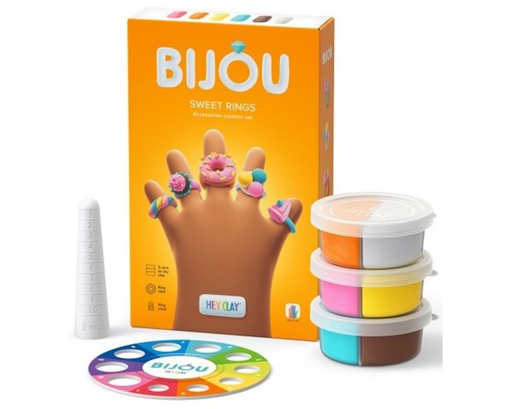 Κατασκευές Με Πηλό Hey Clay Bijou Sweet Rings 30120