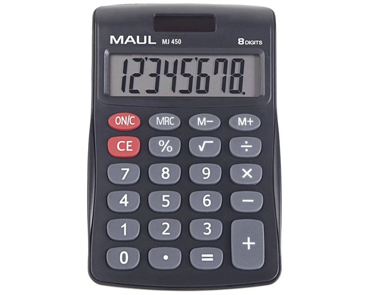 Αριθμομηχανή Maul MJ450 8 Ψηφίων Junior Black