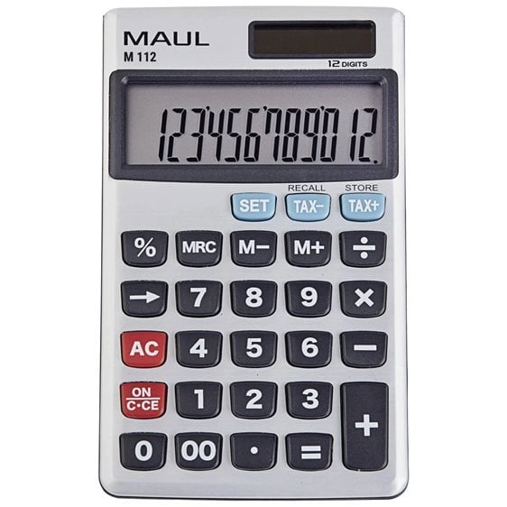 Αριθμομηχανή Maul M112 12 Ψηφίων Pocket