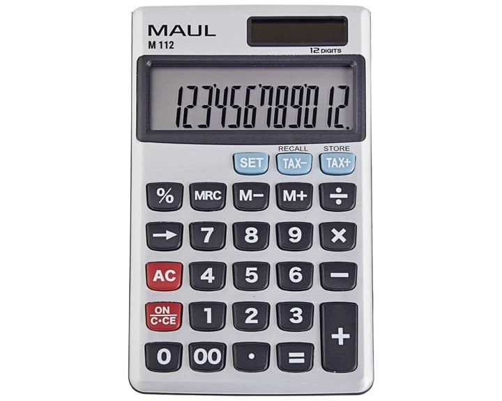 Αριθμομηχανή Maul M112 12 Ψηφίων Pocket