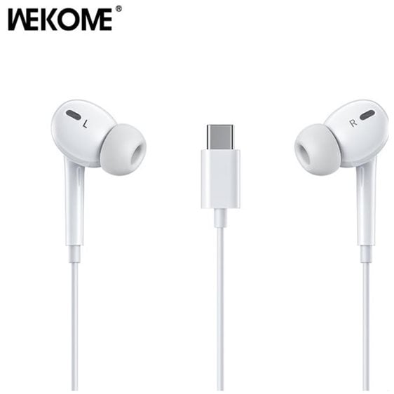 Earphone WK YA17 Type-C White