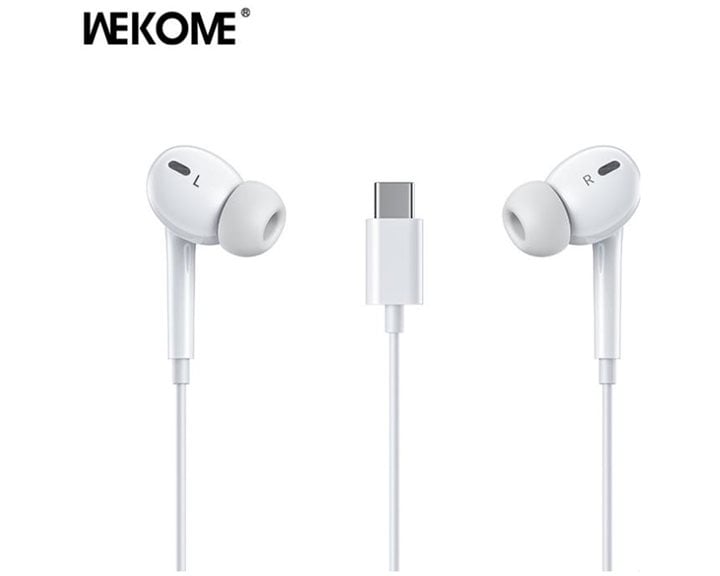 Earphone WK YA17 Type-C White