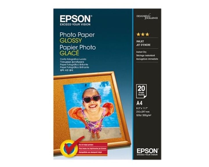 Φωτογραφικό Χαρτί Epson Glossy Α4 20 Φύλλα