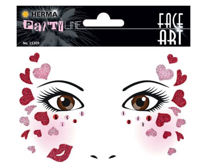 Αυτοκόλλητα Face Art Herma Love 15309