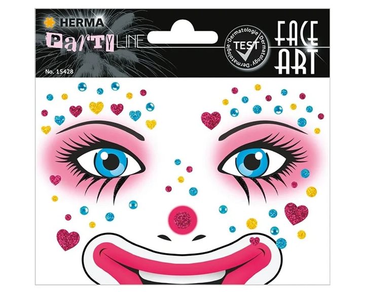 Αυτοκόλλητα Face Art Herma Clown Annie 15428
