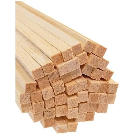 Ράβδος balsa Τετράγωνη 100cm 8x8