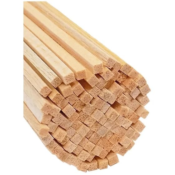 Ράβδος balsa Τετράγωνη 100cm 5x5