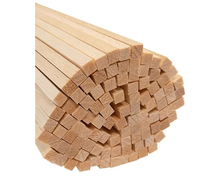 Ράβδος balsa Τετράγωνη 100cm 6x6