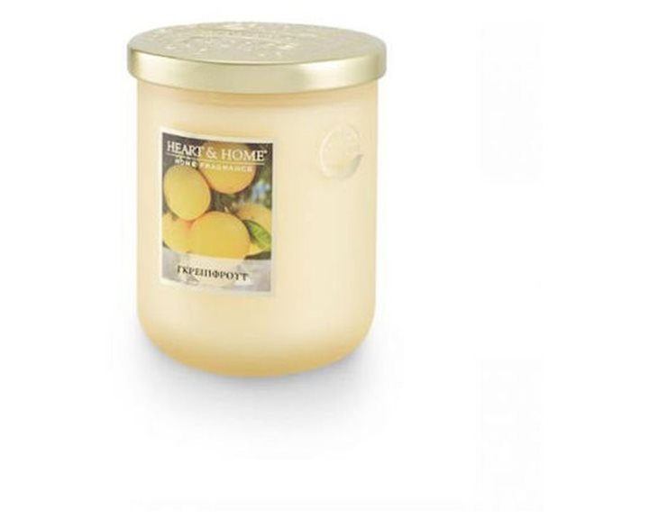 Κερί Αρωματικό Heart & Home Γρειπφρουτ 110g