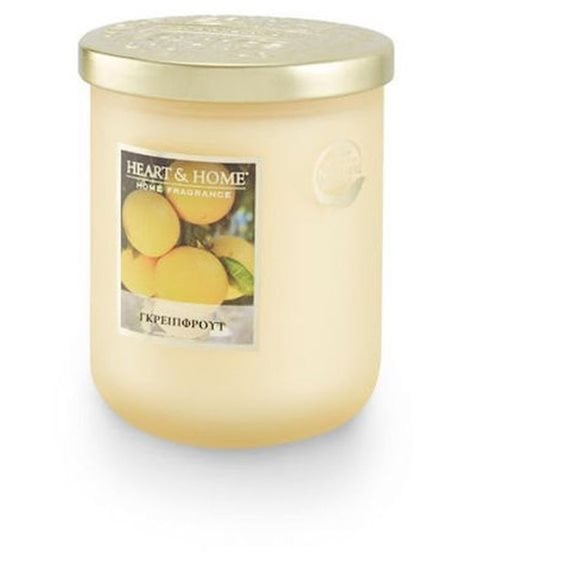 Κερί Αρωματικό Heart & Home Γκρειπφρουτ 320g