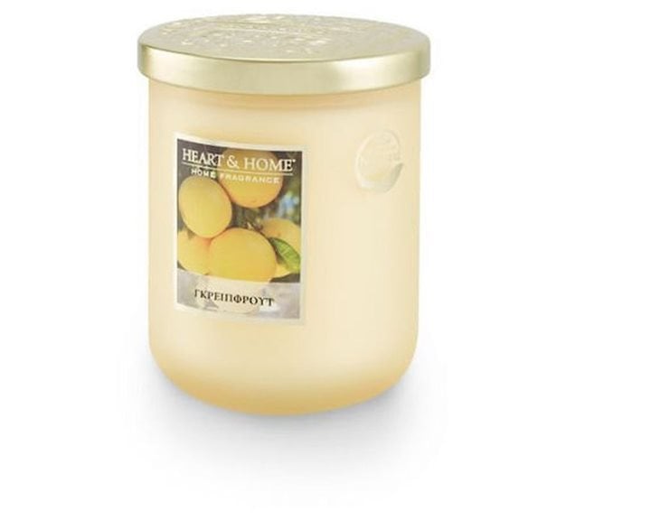 Κερί Αρωματικό Heart & Home Γκρειπφρουτ 320g