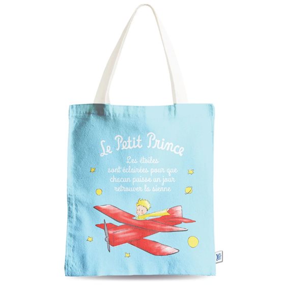 Enesco Υφασμάτινη Τσάντα με Χερούλι Le Petit Prince Avion