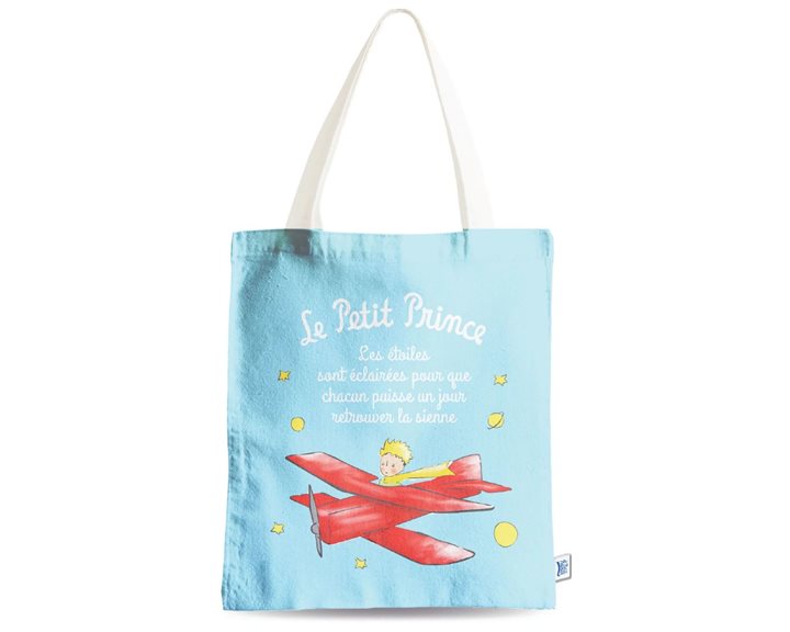 Enesco Υφασμάτινη Τσάντα με Χερούλι Le Petit Prince Avion