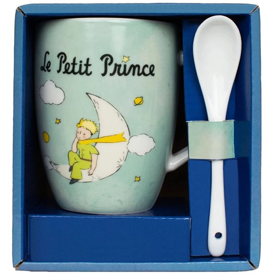 Enesco Κούπα με Κουταλάκι Le Petit Prince Lune