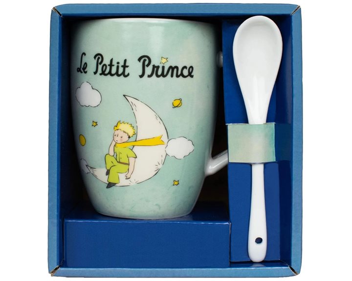 Enesco Κούπα με Κουταλάκι Le Petit Prince Lune