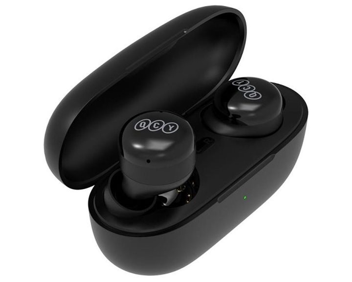 QCY T17 TWS Black 6mm Dynamic Driver-Mic Noise Cancel. Music Time: 4h. Calling Time: 3,5h. Bluetooth