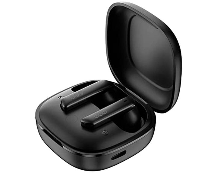 QCY HT05 Melobuds ANC TWS Black Dual Driver 6-Mic Noise Cancel. True Wireless Earbuds - 10mm Drivers